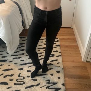 Citizens of Humanity High Rise Rocket Crop w/ Stripe SZ S